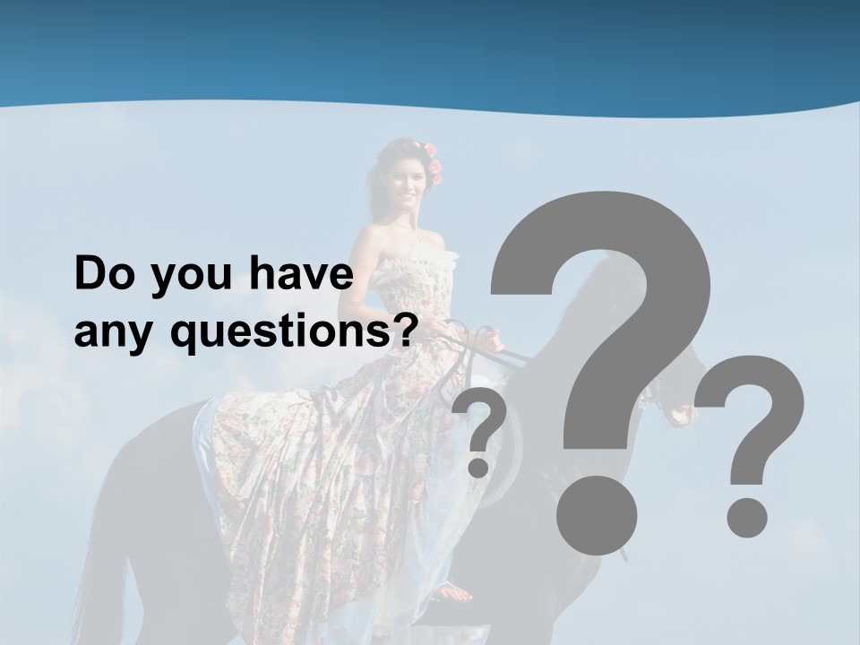 Outside Sea Dress PowerPoint Template