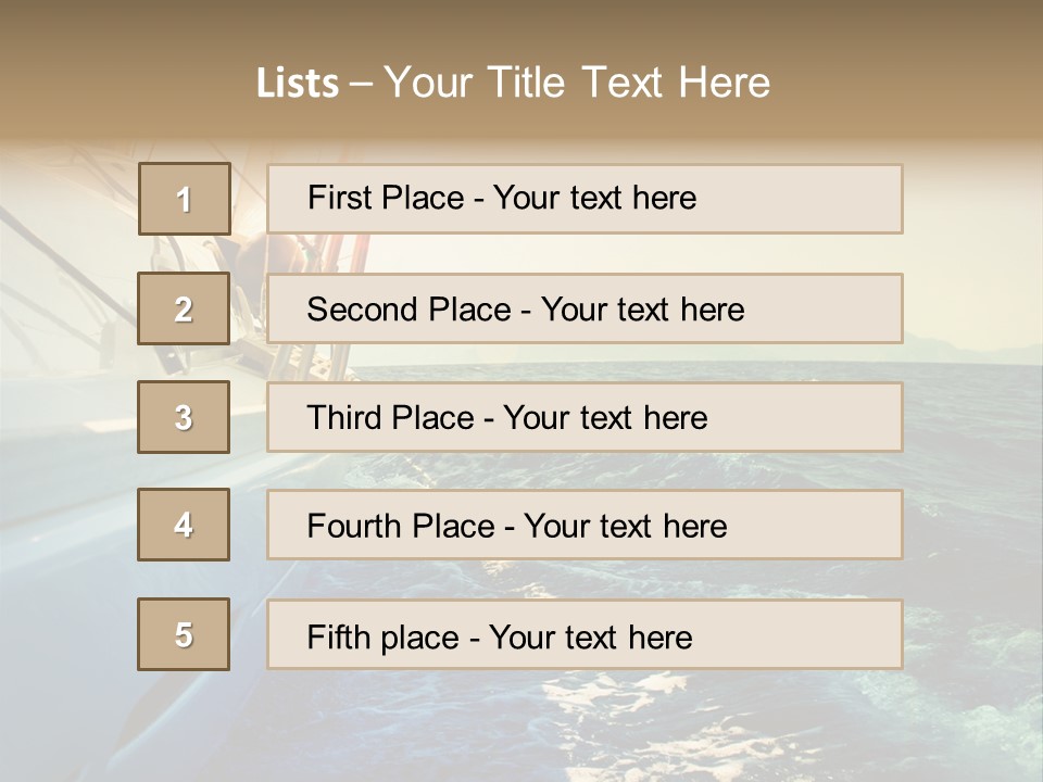 Power Seascape Shine PowerPoint Template