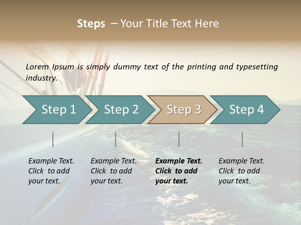 Power Seascape Shine PowerPoint Template