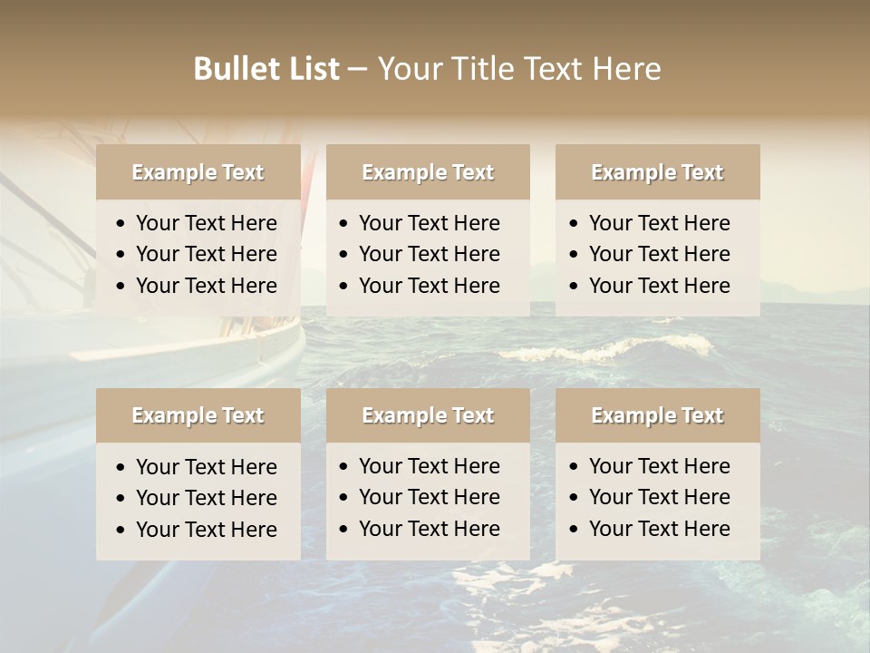Power Seascape Shine PowerPoint Template