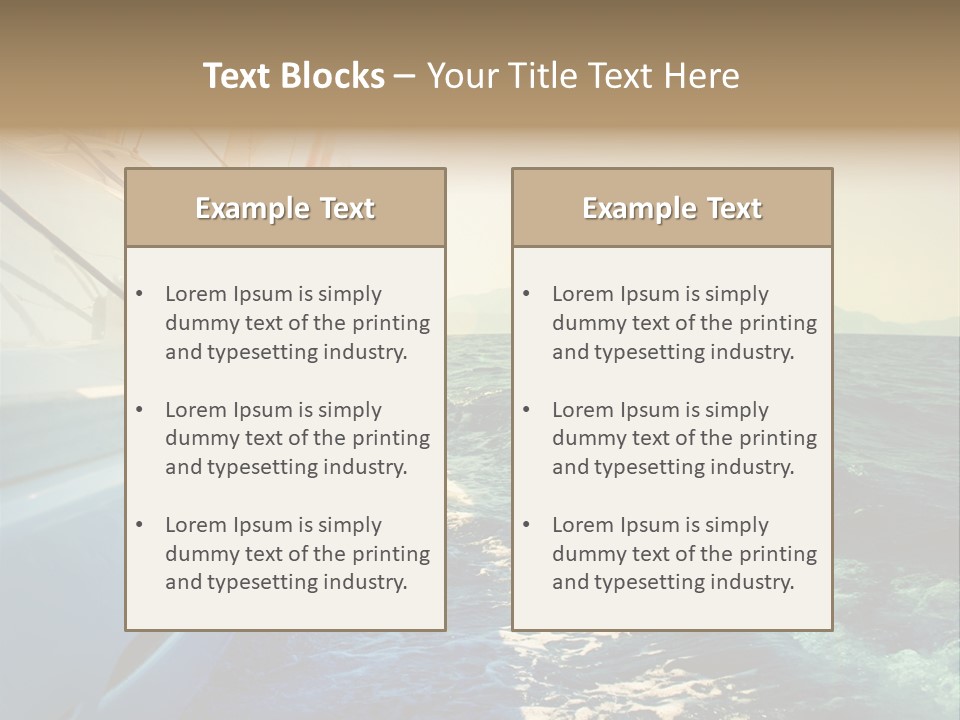 Power Seascape Shine PowerPoint Template