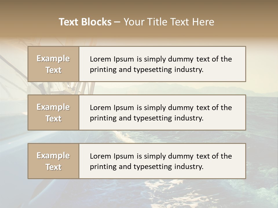 Power Seascape Shine PowerPoint Template