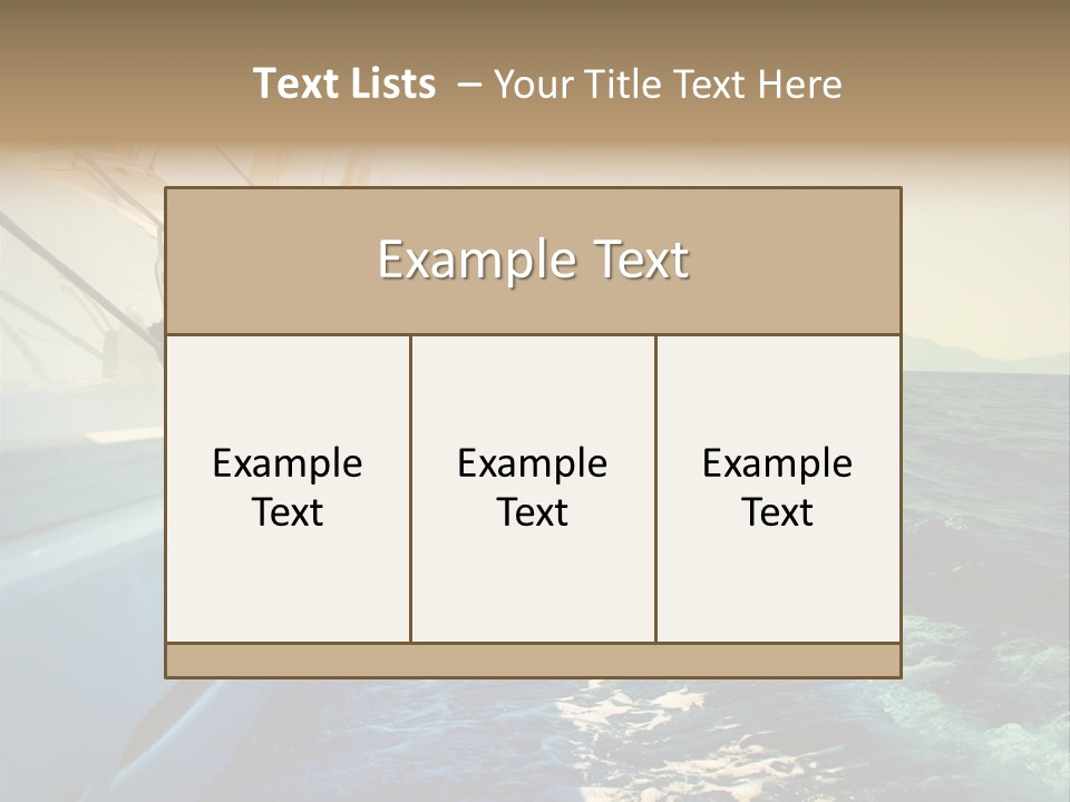Power Seascape Shine PowerPoint Template