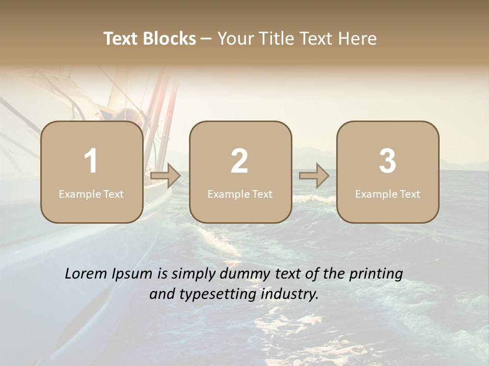 Power Seascape Shine PowerPoint Template