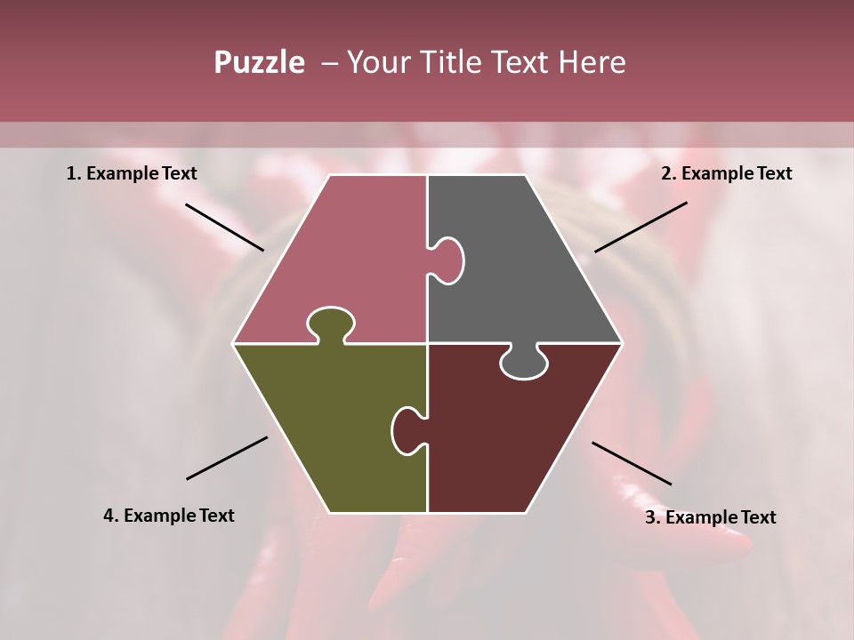 Tied Selective Focus Pepper PowerPoint Template