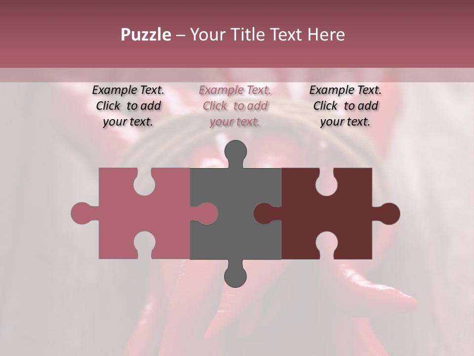 Tied Selective Focus Pepper PowerPoint Template