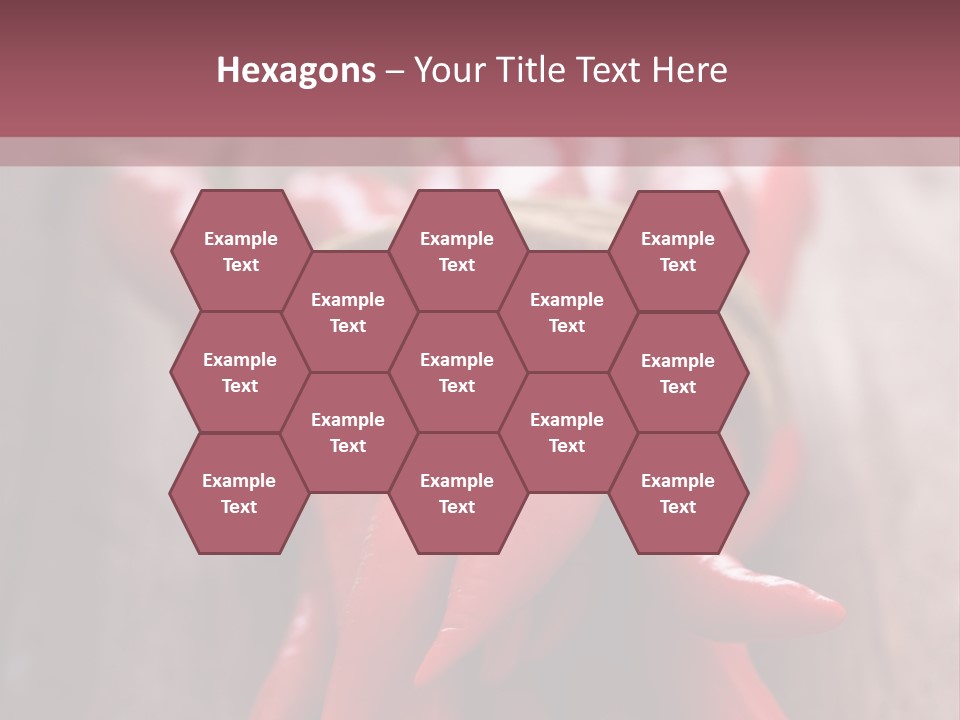 Tied Selective Focus Pepper PowerPoint Template