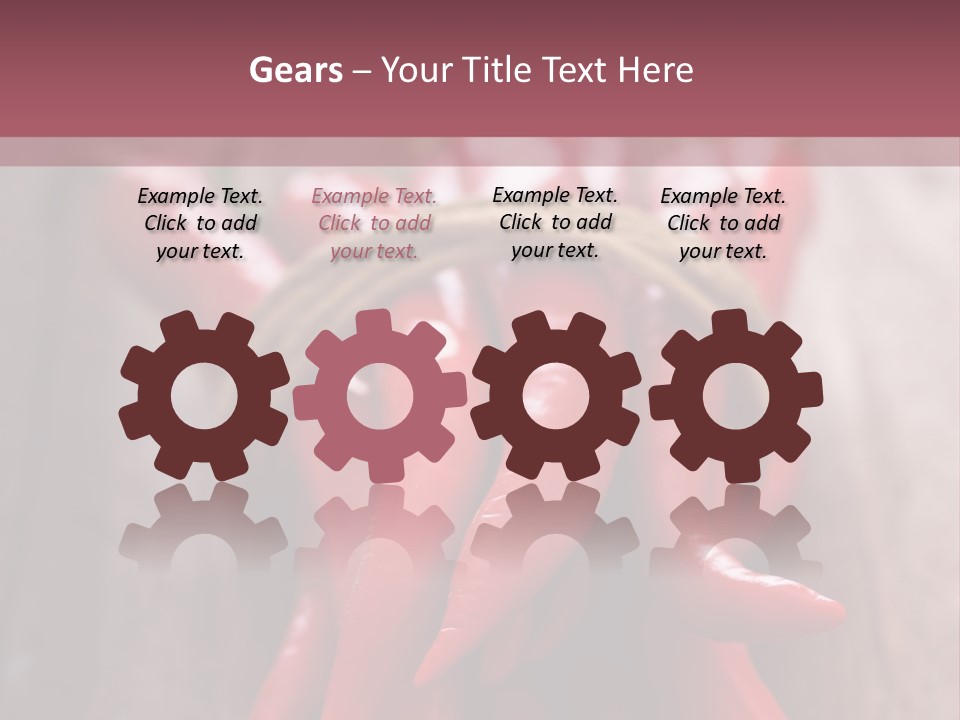 Tied Selective Focus Pepper PowerPoint Template