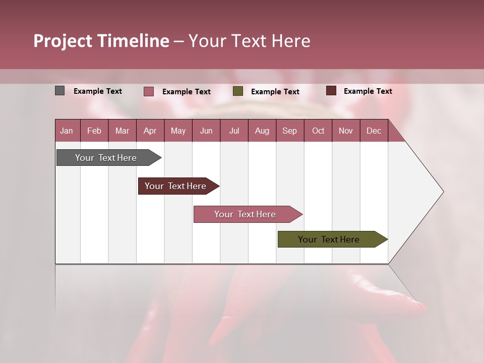 Tied Selective Focus Pepper PowerPoint Template