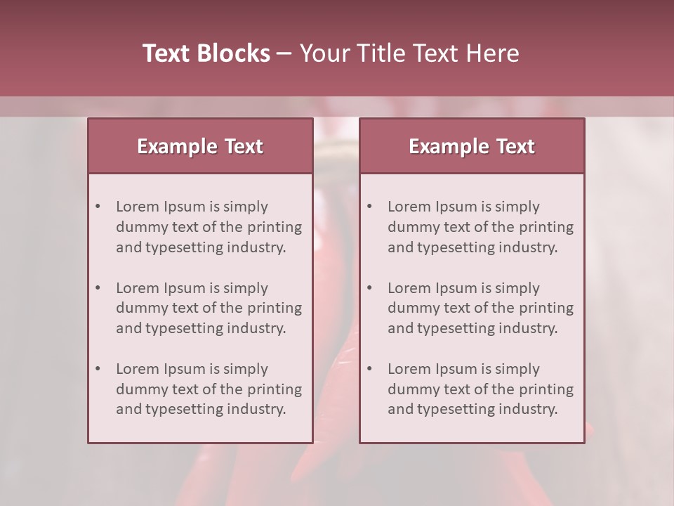 Tied Selective Focus Pepper PowerPoint Template