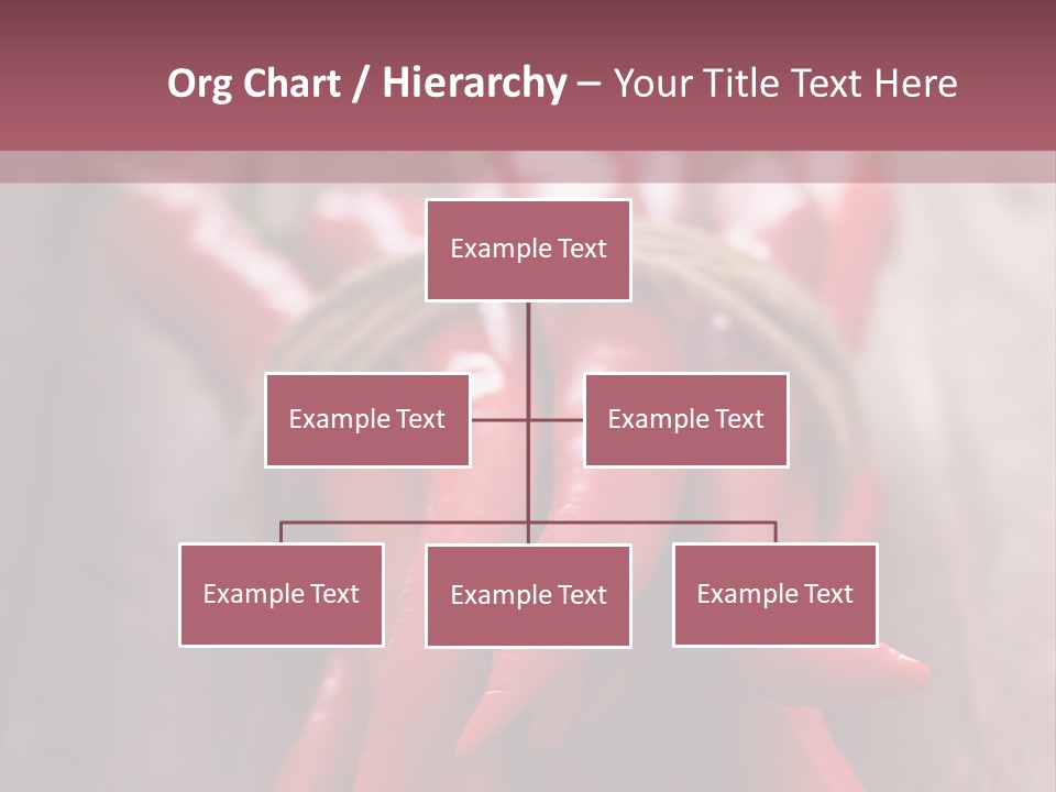 Tied Selective Focus Pepper PowerPoint Template