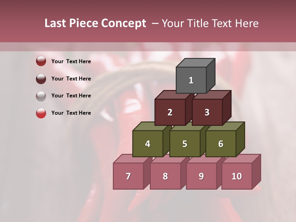 Tied Selective Focus Pepper PowerPoint Template