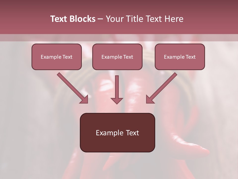 Tied Selective Focus Pepper PowerPoint Template