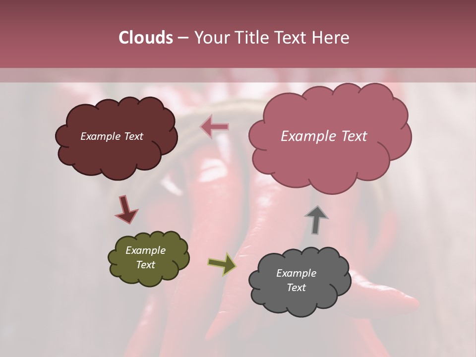 Tied Selective Focus Pepper PowerPoint Template