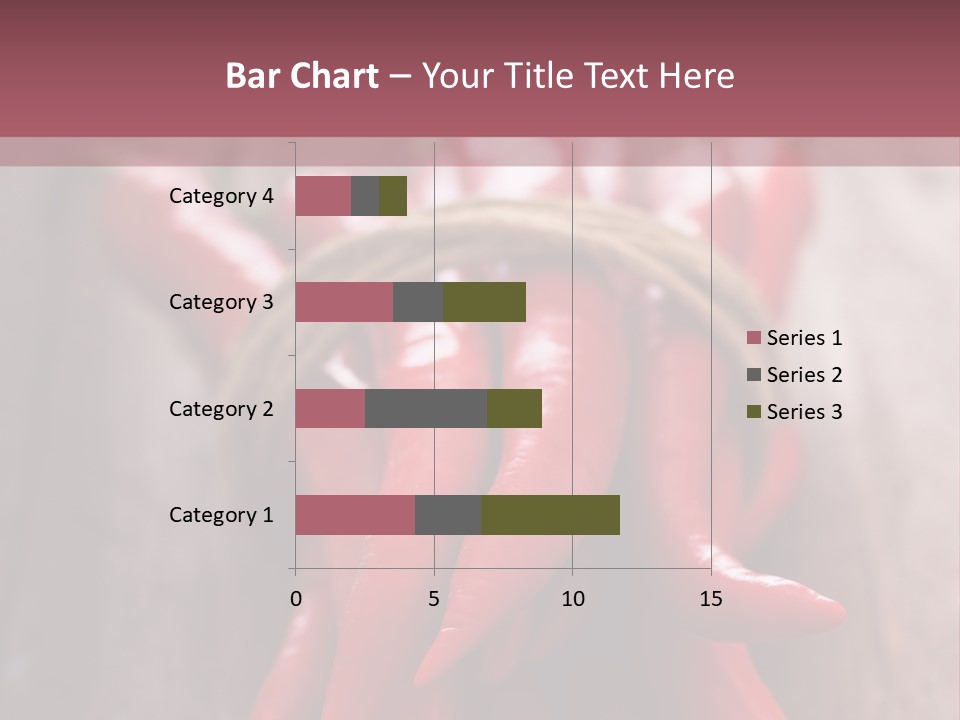 Tied Selective Focus Pepper PowerPoint Template