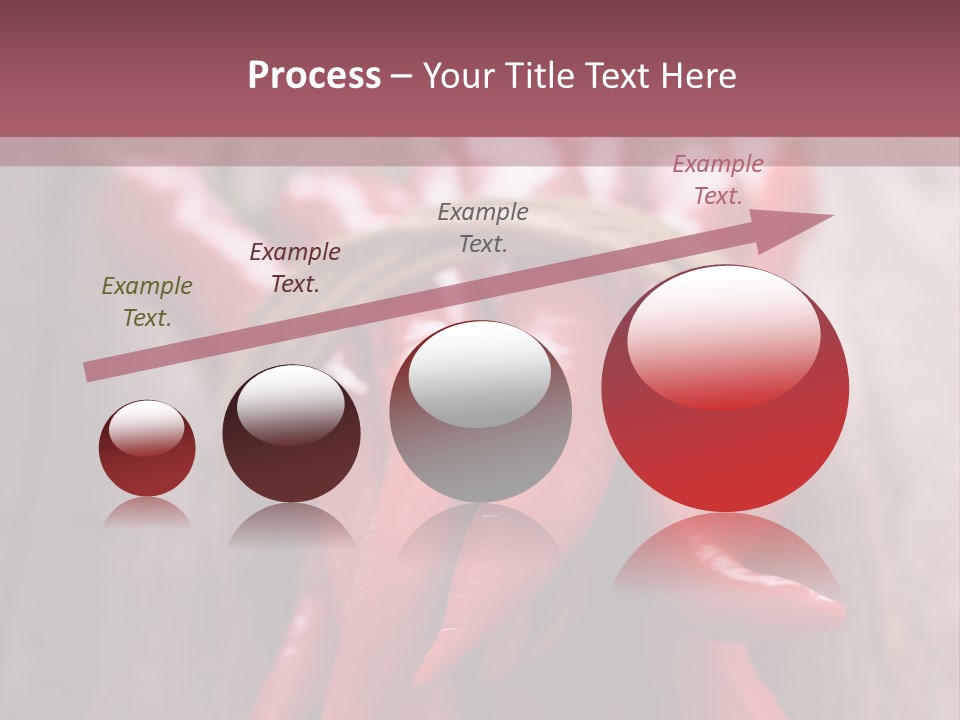 Tied Selective Focus Pepper PowerPoint Template