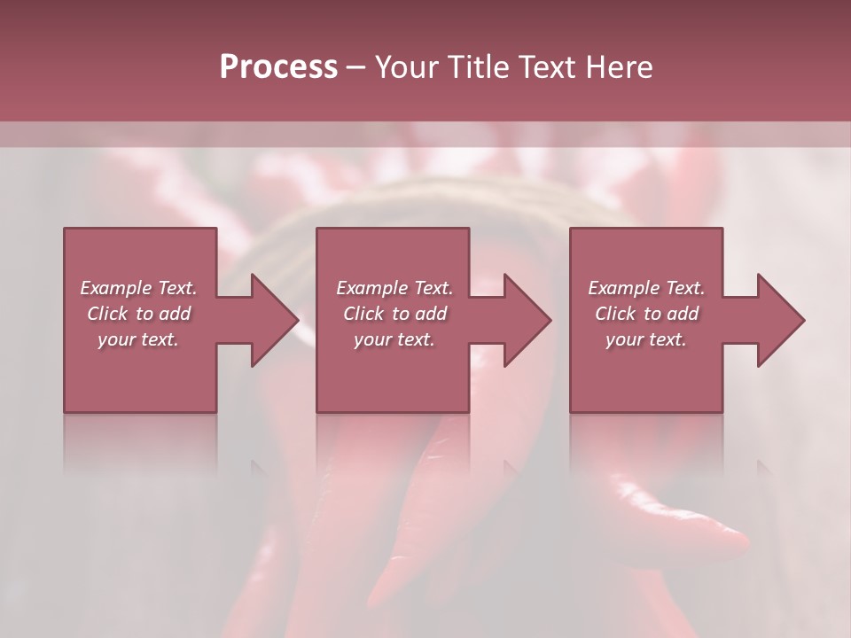 Tied Selective Focus Pepper PowerPoint Template