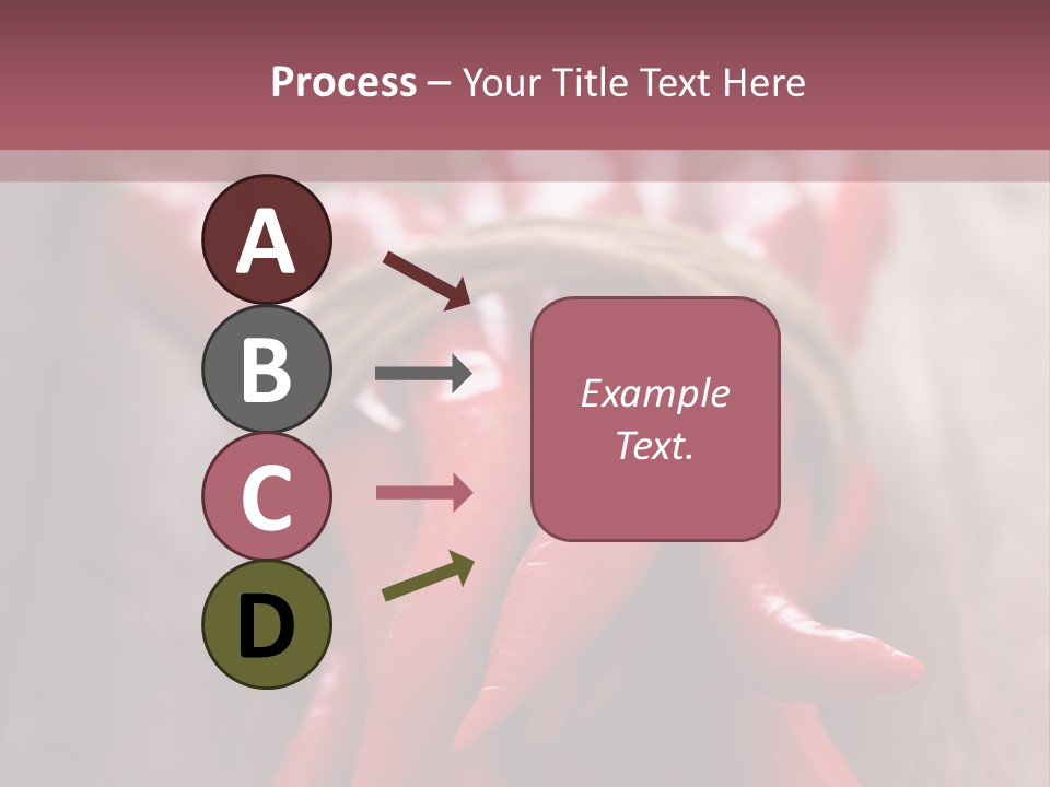 Tied Selective Focus Pepper PowerPoint Template