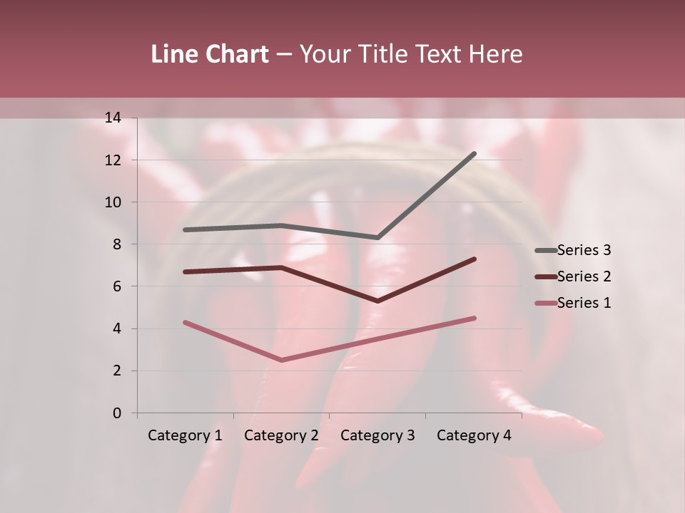 Tied Selective Focus Pepper PowerPoint Template