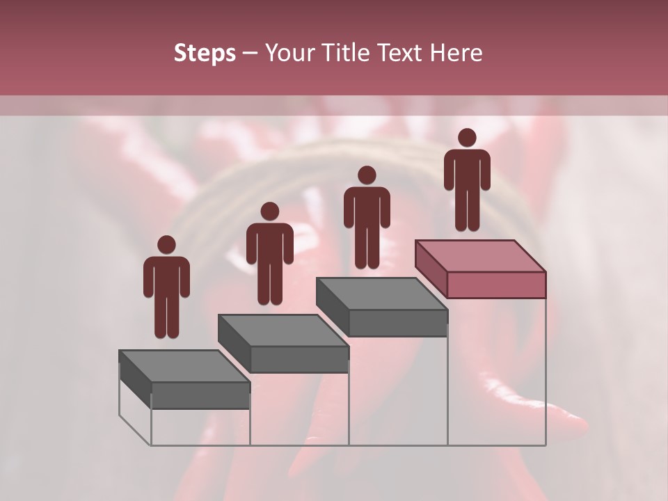 Tied Selective Focus Pepper PowerPoint Template