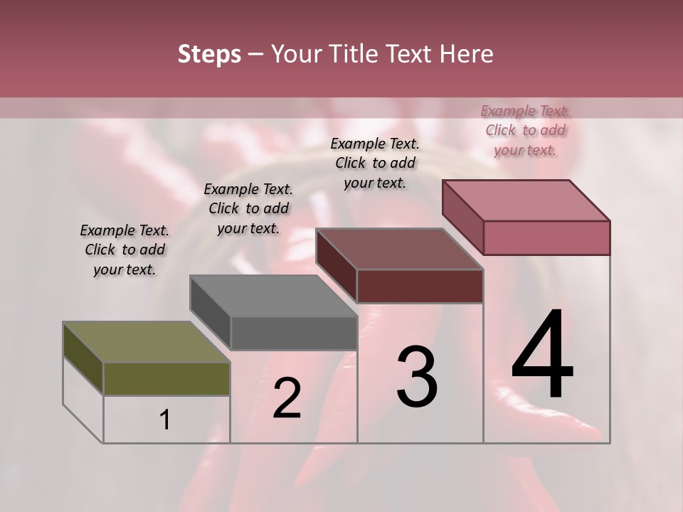 Tied Selective Focus Pepper PowerPoint Template