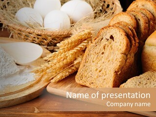 Wheat Healthy Rye PowerPoint Template