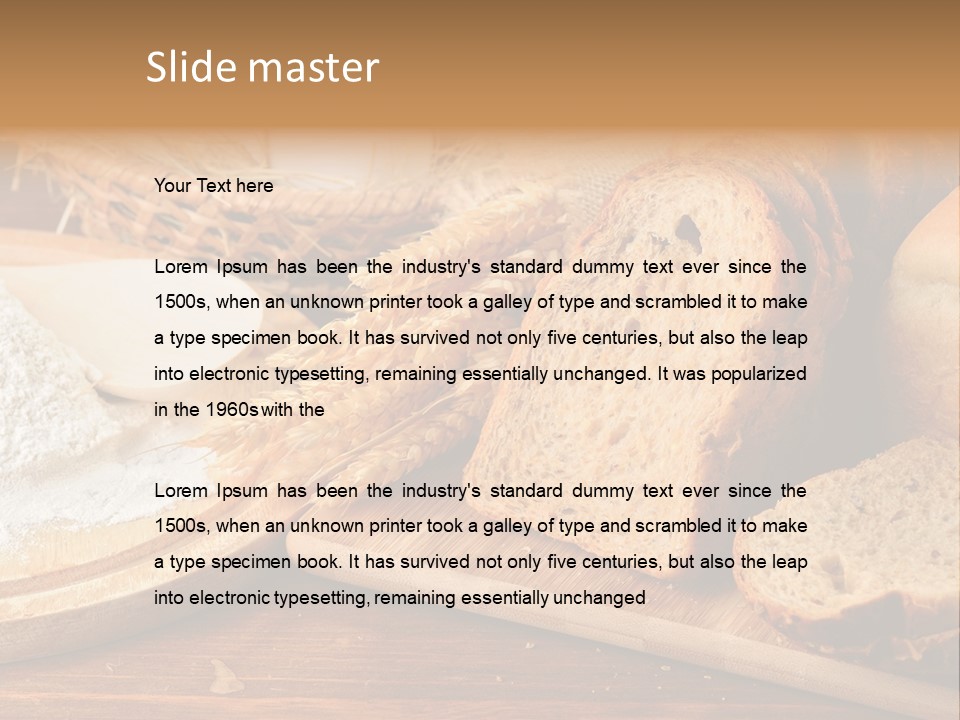 Wheat Healthy Rye PowerPoint Template