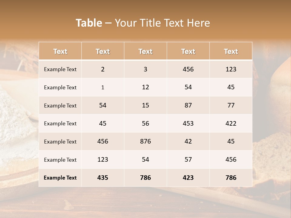 Wheat Healthy Rye PowerPoint Template