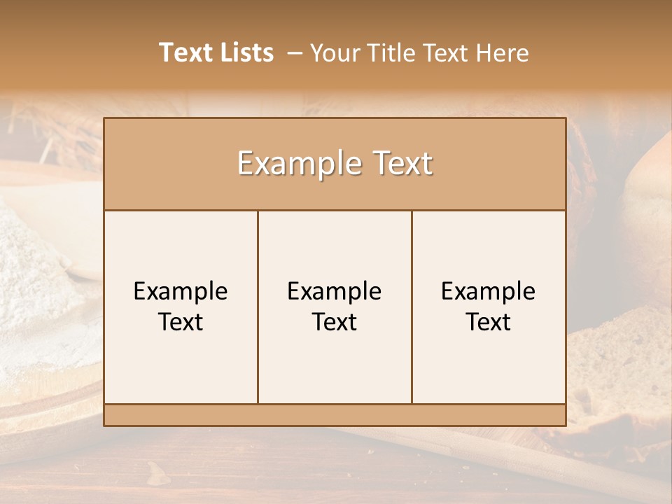 Wheat Healthy Rye PowerPoint Template