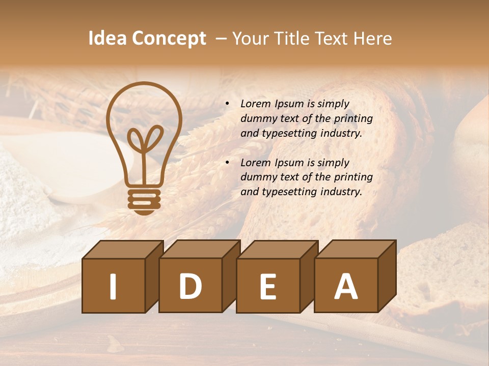 Wheat Healthy Rye PowerPoint Template