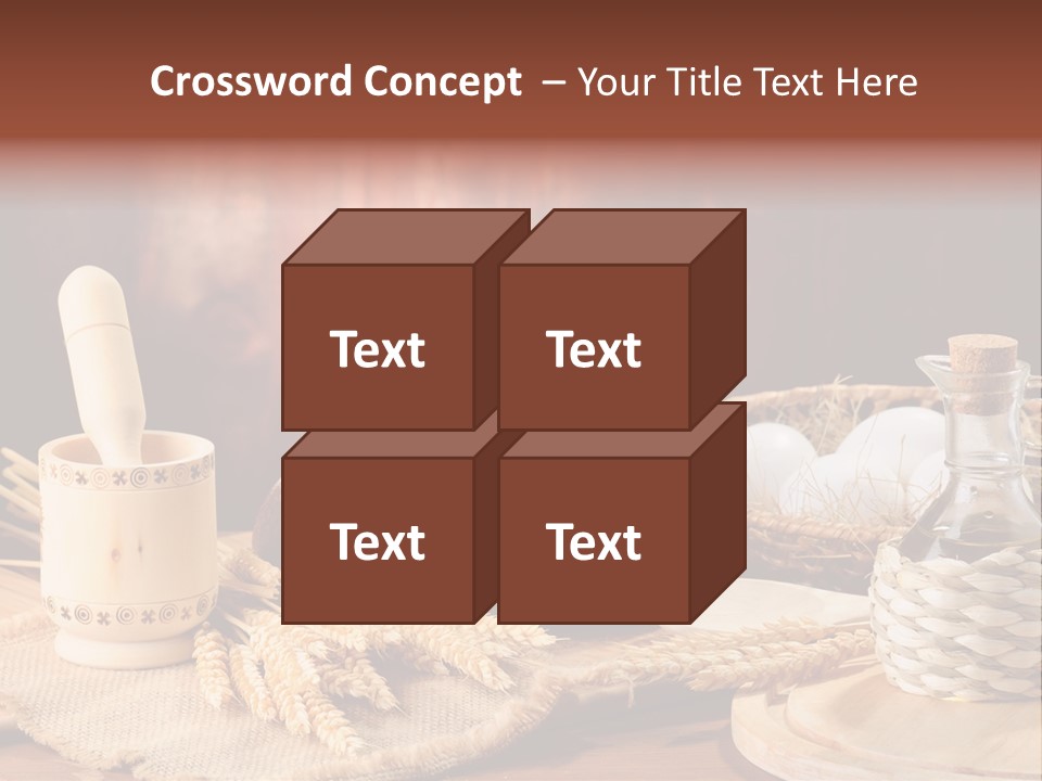 Wood Rural Corn PowerPoint Template