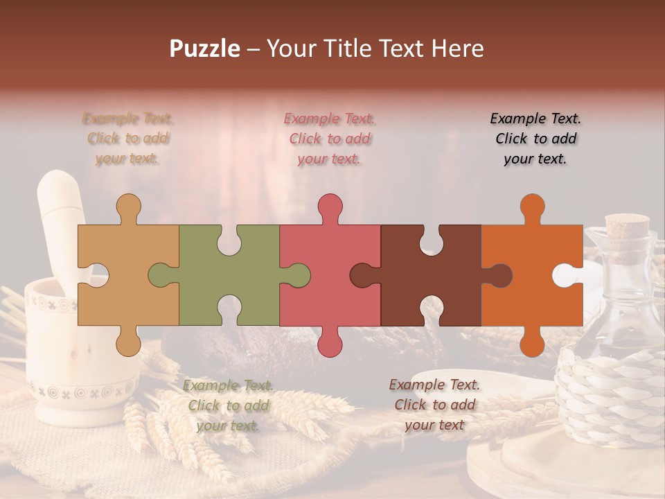 Wood Rural Corn PowerPoint Template