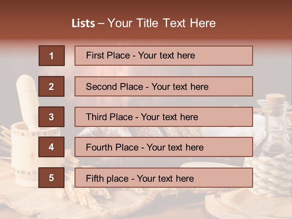Wood Rural Corn PowerPoint Template