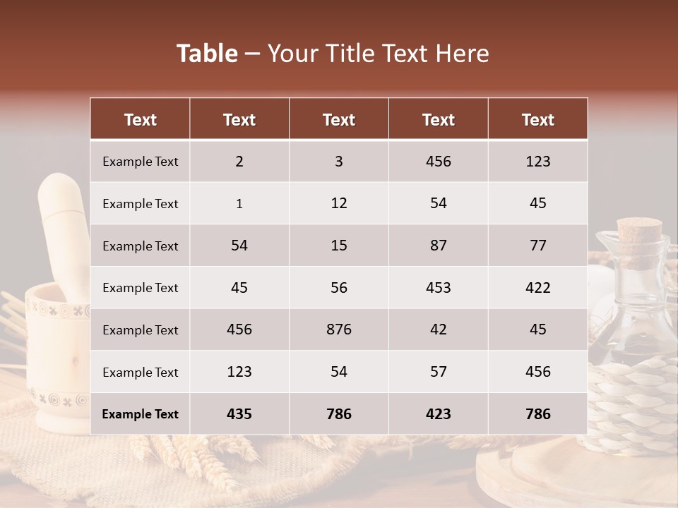 Wood Rural Corn PowerPoint Template