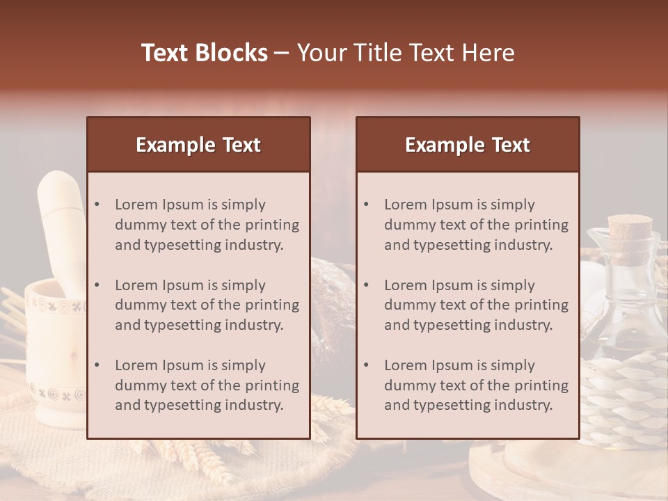 Wood Rural Corn PowerPoint Template