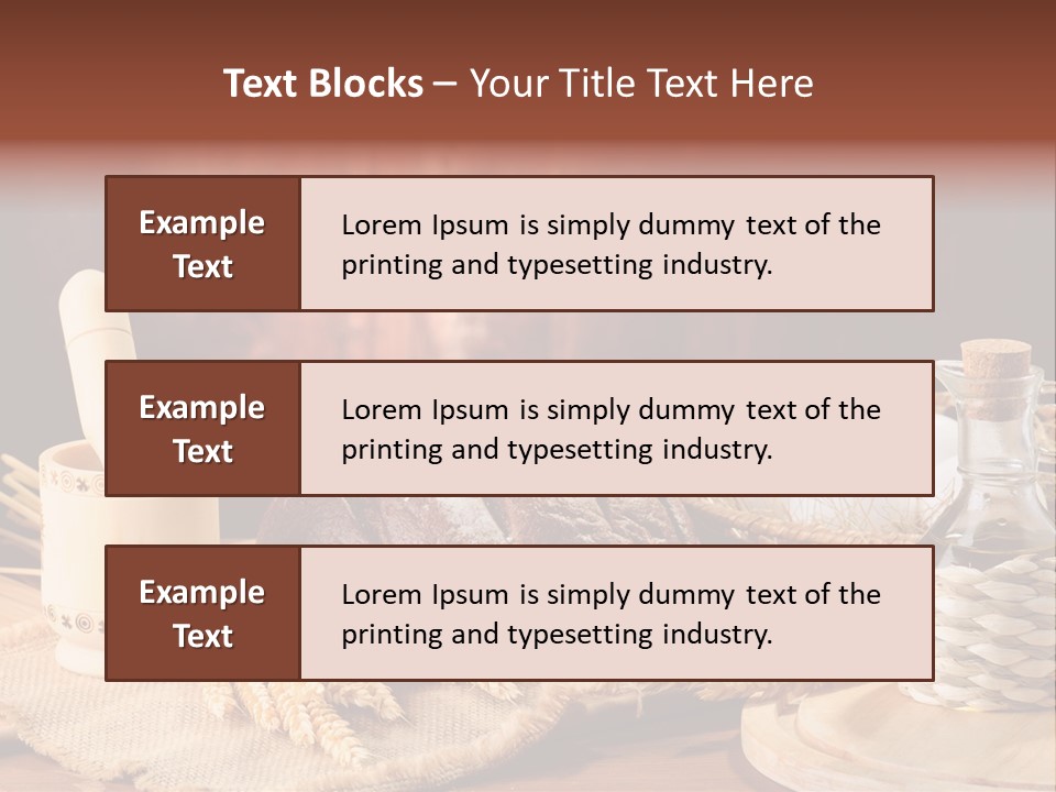 Wood Rural Corn PowerPoint Template