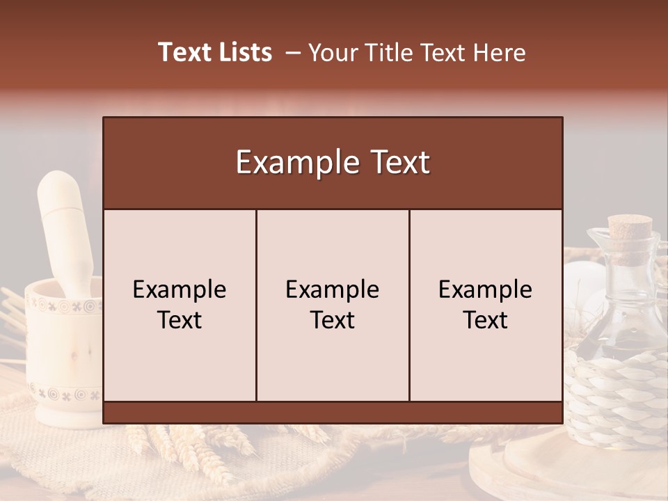 Wood Rural Corn PowerPoint Template