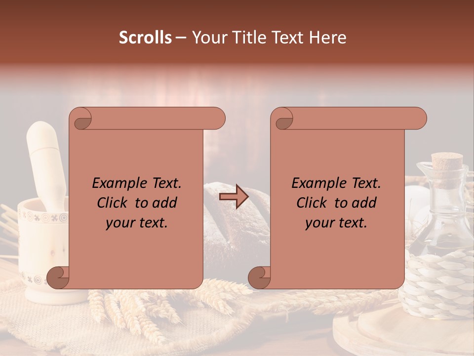Wood Rural Corn PowerPoint Template