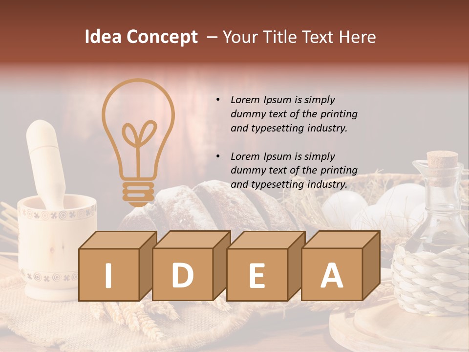 Wood Rural Corn PowerPoint Template