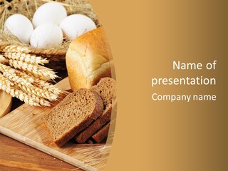 Agriculture Foodstuff Corn PowerPoint Template
