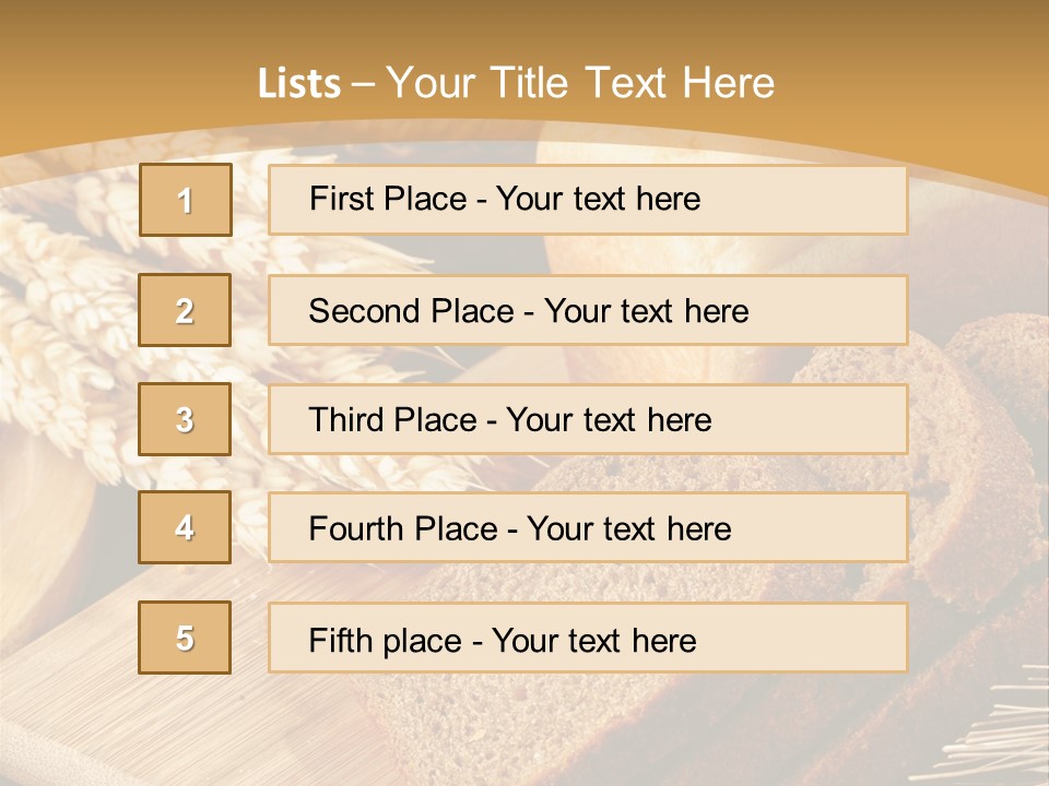 Agriculture Foodstuff Corn PowerPoint Template
