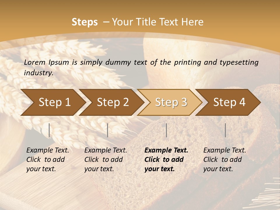 Agriculture Foodstuff Corn PowerPoint Template