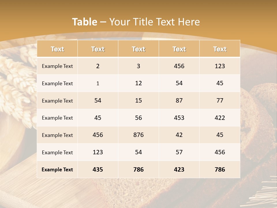 Agriculture Foodstuff Corn PowerPoint Template