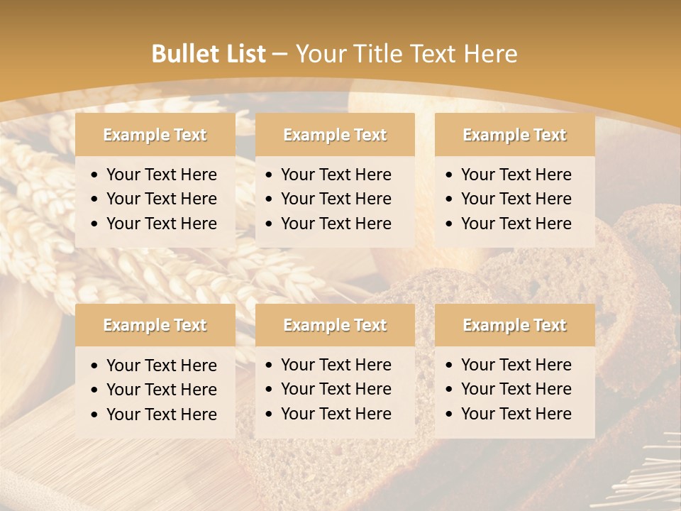 Agriculture Foodstuff Corn PowerPoint Template