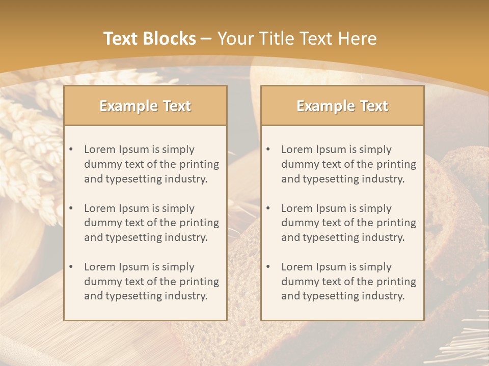 Agriculture Foodstuff Corn PowerPoint Template