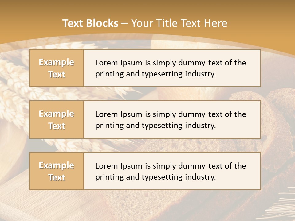Agriculture Foodstuff Corn PowerPoint Template