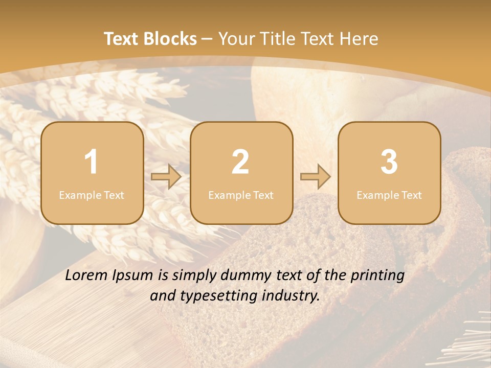 Agriculture Foodstuff Corn PowerPoint Template