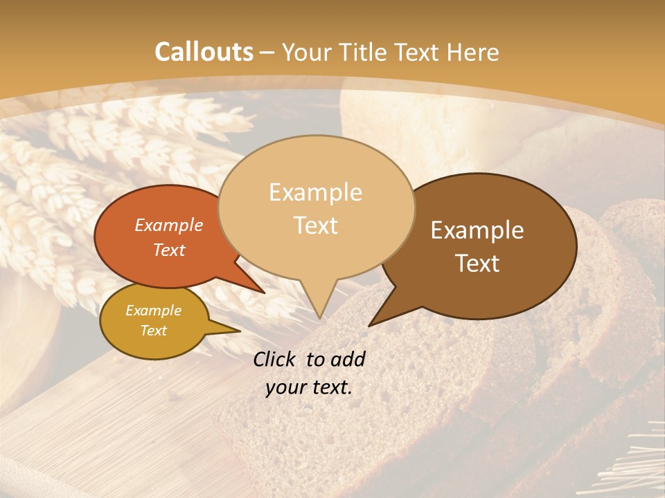 Agriculture Foodstuff Corn PowerPoint Template