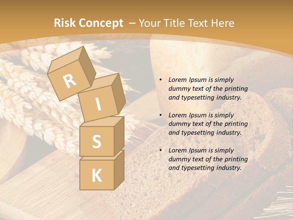 Agriculture Foodstuff Corn PowerPoint Template