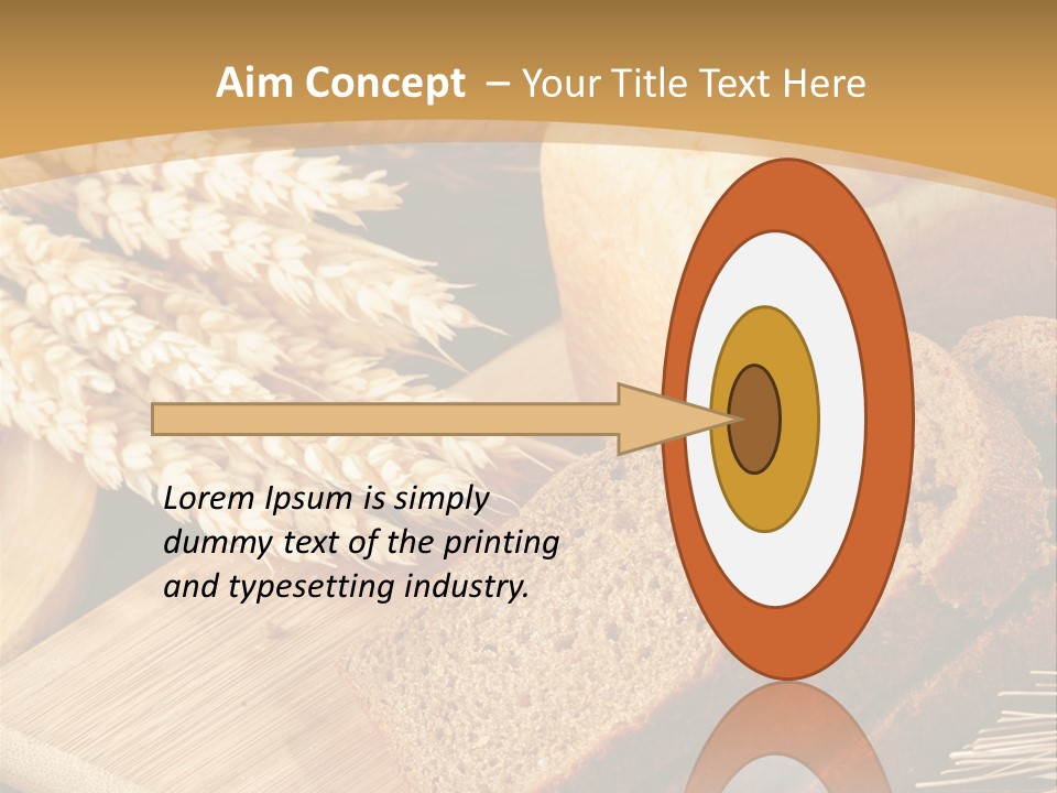 Agriculture Foodstuff Corn PowerPoint Template